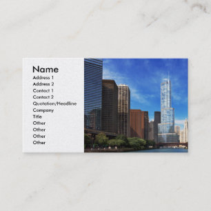 Carte De Visite Ville - Chicago IL - Tour Trump