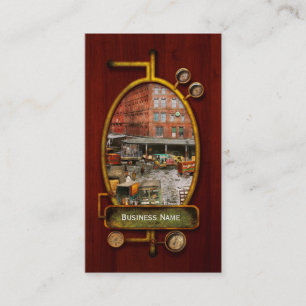 Carte De Visite Ville - New York NY - Coincé dans un orage 1920