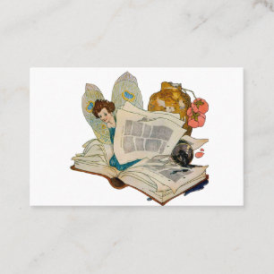 Carte De Visite Vin de livre Fairy