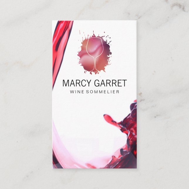 Carte De Visite Vin | Vin (Devant)