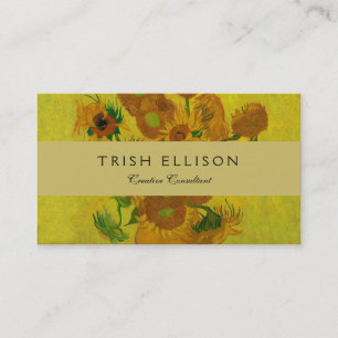 Carte De Visite Vincent Van Gogh 15 Tournesols Peinture