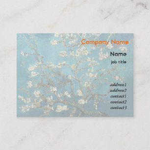Carte De Visite Vincent van Gogh, Arbre d'amandier en fleurs