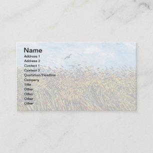 Carte De Visite Vincent Van Gogh - Champ de blé avec une alouette