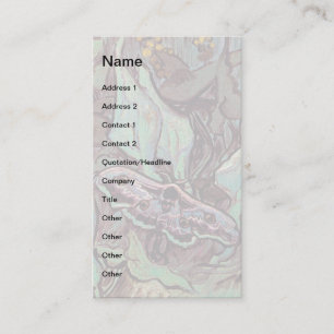 Carte De Visite Vincent Van Gogh - Grand Paon de Nuit Beaux-Arts