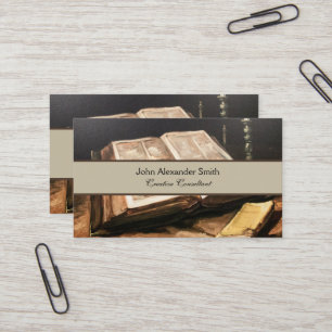 Carte De Visite Vincent van Gogh : La vie morte avec la Bible