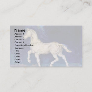 Carte De Visite Vincent Van Gogh - Statuette en plâtre d'un cheval