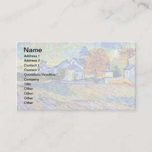 Carte De Visite Vincent Van Gogh - Vue sur l'asile et la chapelle