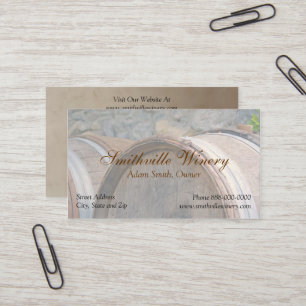 Carte de visite vinicole Barrels