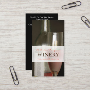 Carte de visite vinicole Wine Bar