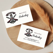 Vintage Barbershop Tools Pattern