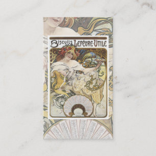 Carte de visite vintage de biscuits