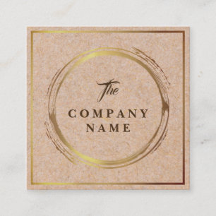 Carte de visite vintage de carré de Social IMPRIM