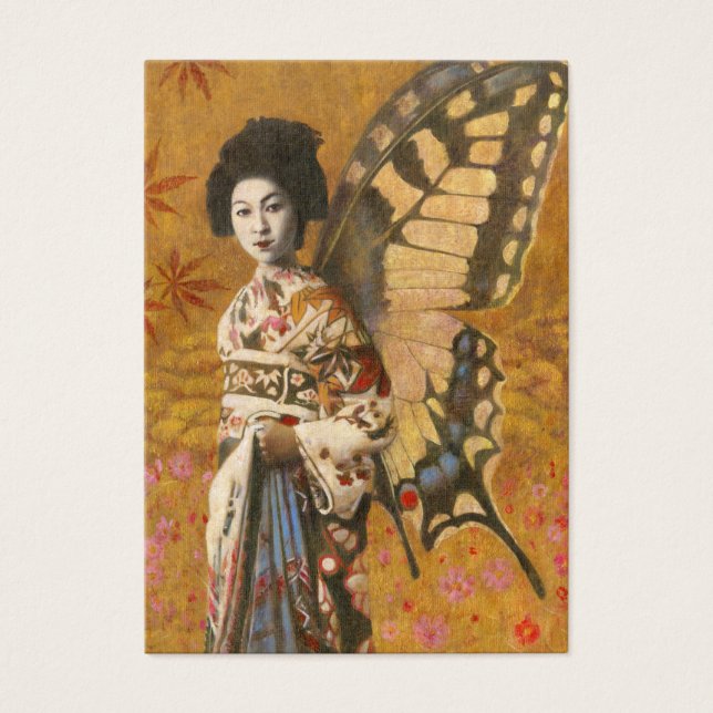 Carte de visite vintage de Geisha ACEO (Devant)
