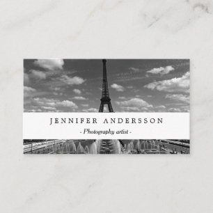 Carte De Visite Vintage France Paris Fontains Tour Eiffel