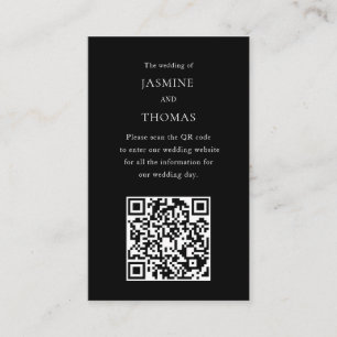 Carte De Visite Vintage hollandais floral mariage site web qr code