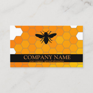 Carte De Visite Vintage Honeypeb Bee Bee Keeper Honey Apairist Bus