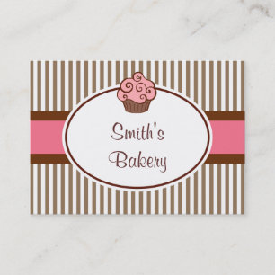 Carte de visite vintage Pink Cupcake