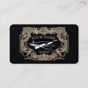 Carte De Visite Vintage Victorian Era Steampunk Barber Modèle