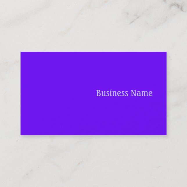 Carte De Visite Violet (Devant)