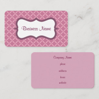 Carte de visite violet customisé