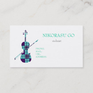 Carte De Visite violinist