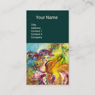 Carte De Visite VIOLISTE ARLECCINA, Violon , Musique, Artiste de t