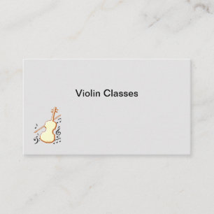 Carte de visite violon