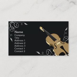Carte De Visite Violon - affaires
