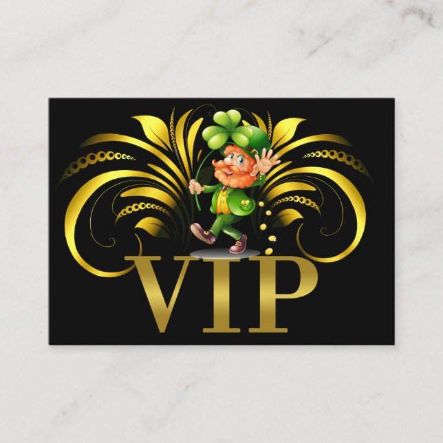 Carte de visite VIP irlandais / Pass / Invitation (Devant)