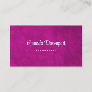 Carte De Visite Vivid magenta abstract watercolor