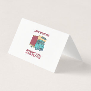 Carte De Visite Vivre le camping RV Life