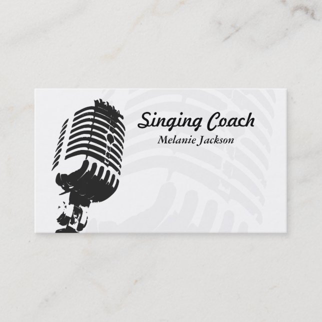 Carte De Visite Vocaliste (Devant)