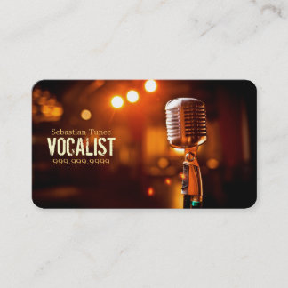 Carte De Visite Vocaliste, Chanteur, Interprète, Musique, Cours Mi