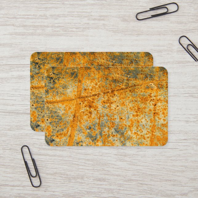 Carte De Visite voie de la rouille acide (Devant/Arrière en situation)