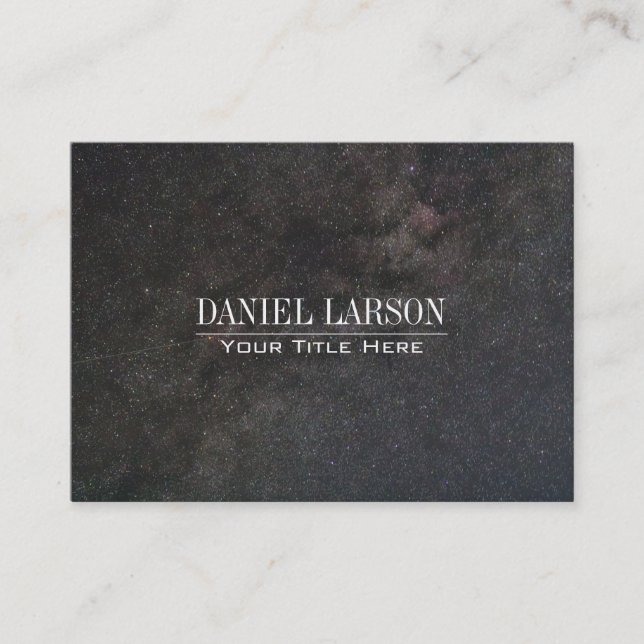 Carte de visite Voie lactée (Devant)