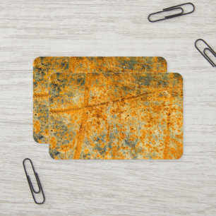 Carte De Visite voies de rouille acide