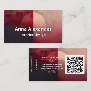 Carte De Visite Voile de Division Design Minimaliste