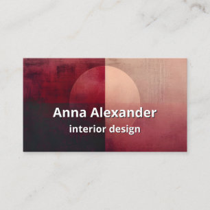 Carte De Visite Voile de Division Design Minimaliste