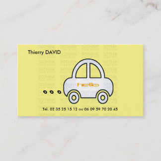 CARTE DE VISITE VOITURE