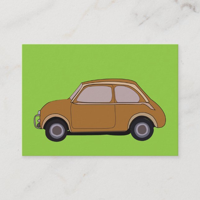 Carte De Visite Voiture Ancienne  (Devant)