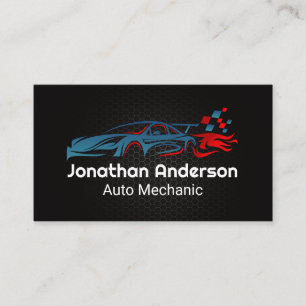 Carte De Visite Voiture automobile de course   Pièces et services