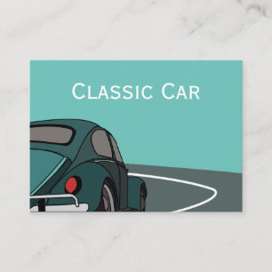 Carte De Visite Voiture Blue Classic