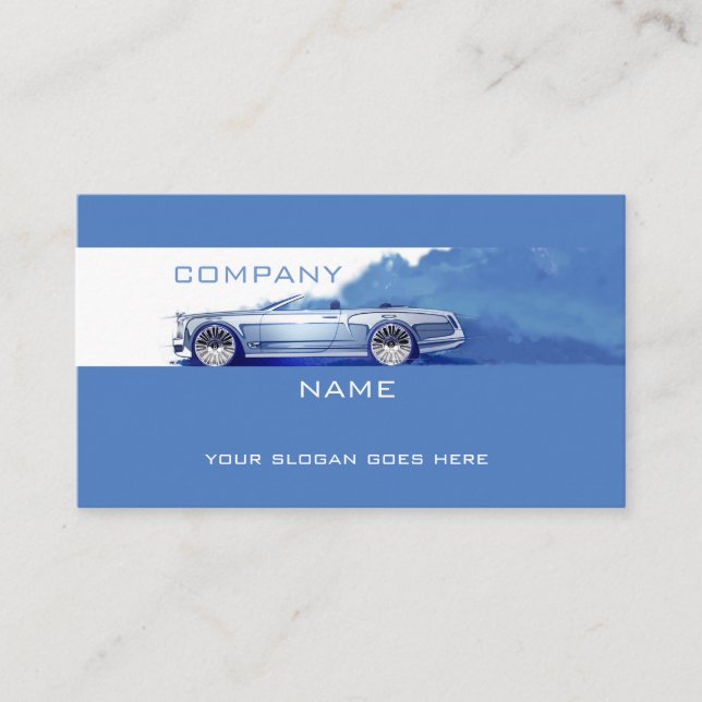 Carte De Visite Voiture corporative (Devant)