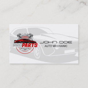 Carte De Visite Voiture de collection   Pièces automobiles   Mécan