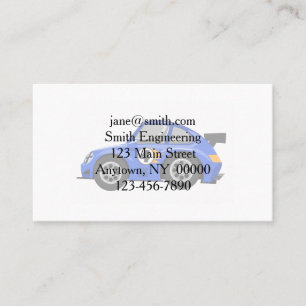 Carte De Visite Voiture de course adorable bleu - Choisir la coule