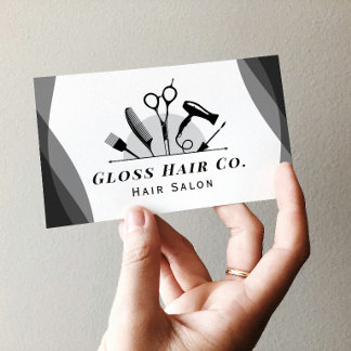 Carte De Visite Voiture d'entreprise de salon de coiffure minimali