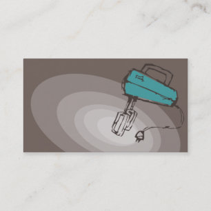 Carte De Visite voiture électrique d'affaires de cuisine de