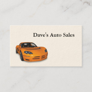 Carte De Visite Voiture neuve