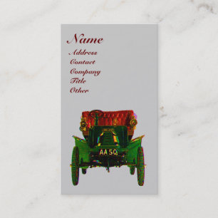 CARTE DE VISITE VOITURE RETRO - AUTOMOBILE