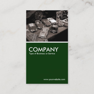 Carte De Visite Voitures de jouet - vert-foncé